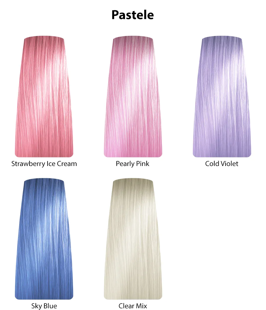 Dusy Professional Color Creations Farba do włosów z proteinami jedwabiu - kolekcja pastelowe mixy