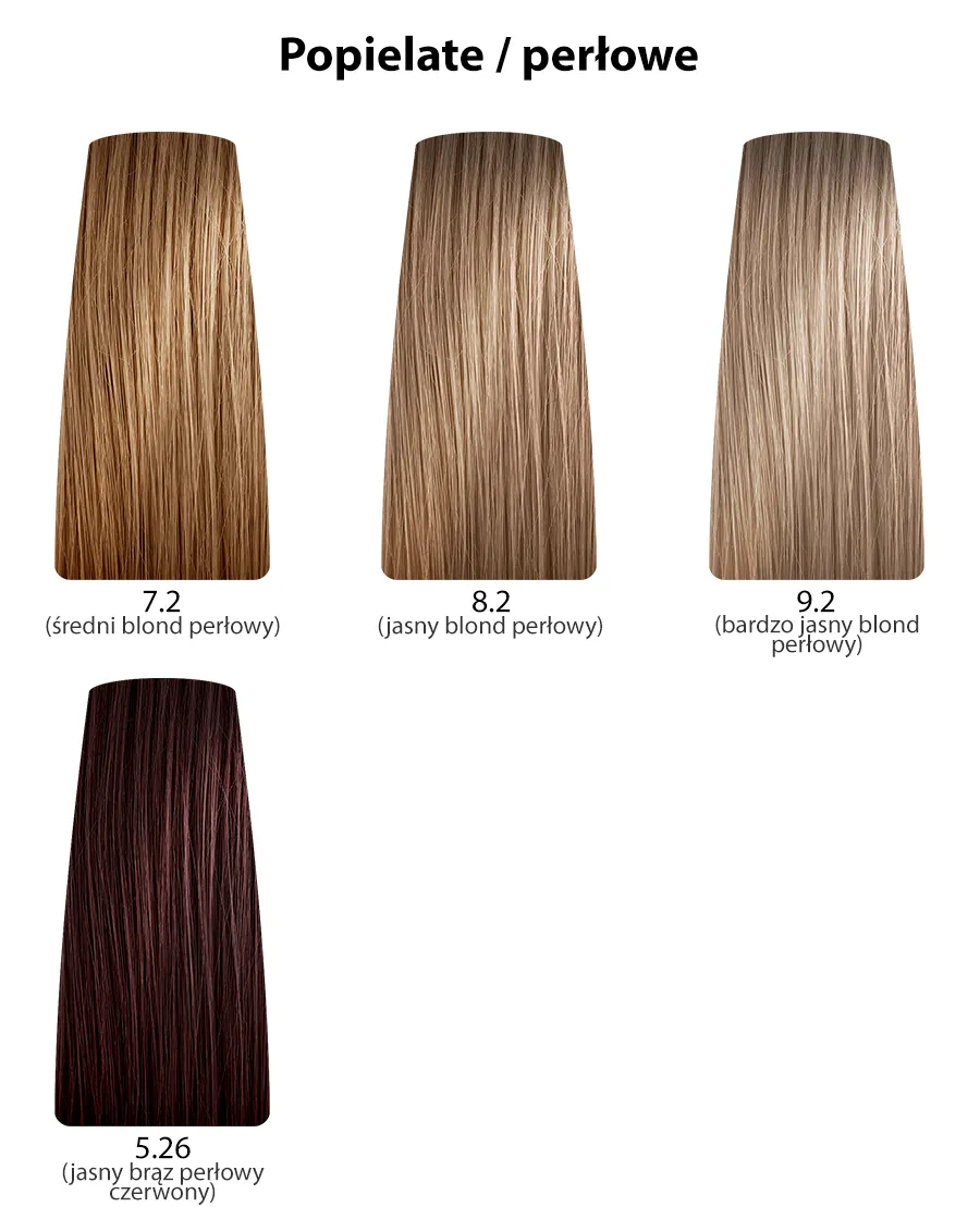 Dusy Professional Color Creations Farba do włosów z proteinami jedwabiu - kolekcja perłowa