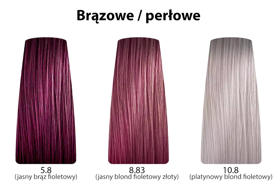 Dusy Professional Color Shades Gloss Toner rozświetlający do włosów - kolekcja fioletowa