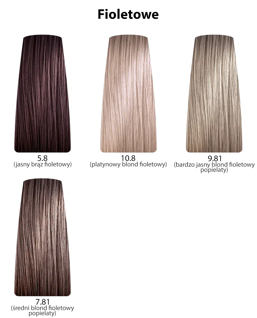 Dusy Professional Color Spirit Toner do włosów bez amoniaku - kolekcja fioletowa