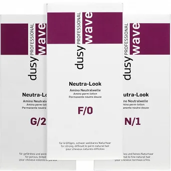 Dusy Professional Wave Neutra Look F0 / N1 / G2 Zestaw do trwałej ondulacji włosów 100ml + 80ml