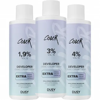 Dusy Professional Color Developer Extra Creme Oxydant do farb 1,9%, 3%, 4% 1000ml