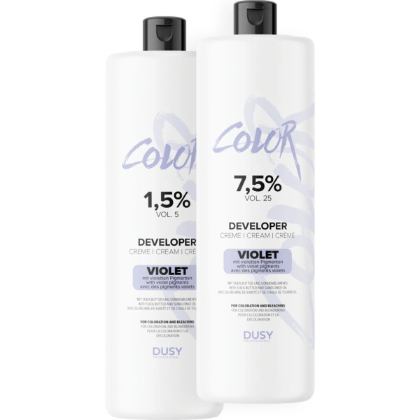Dusy Professional Color Developer Violet Oksydant 1,5%, 7,5% 1000ml