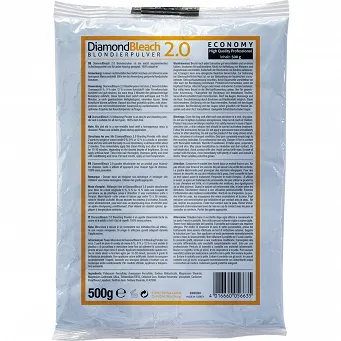 Dusy Professional Diamond Bleach 2.0 Rozjaśniacz do włosów do 7 tonów 500g.