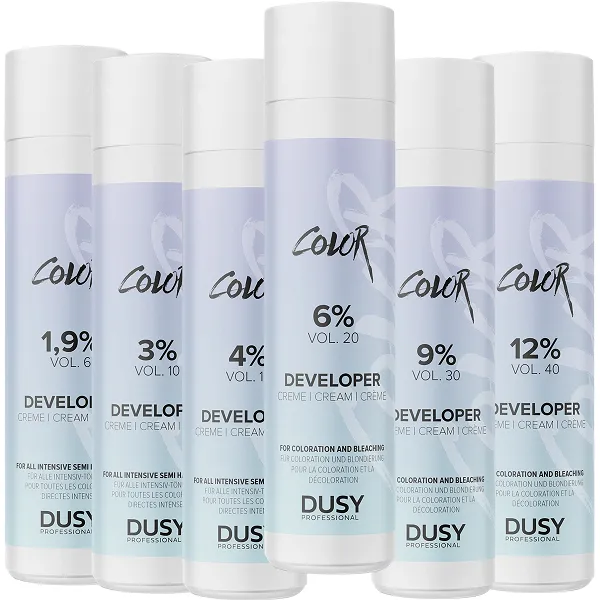 Dusy Professional Color Developer Creme Oxydant do farb 1,9%, 3%, 4%, 6%, 9%, 12% 250ml