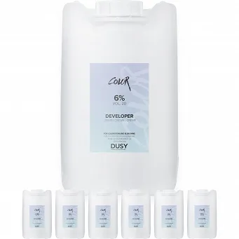 Dusy Professional Color Developer Creme Oxydant do farb 1,9%, 3%, 4%, 6%, 9%, 12% 5000ml