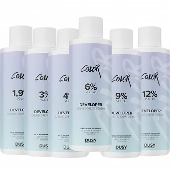 Dusy Professional Color Developer Creme Oxydant do farb 1,9%, 3%, 4%, 6%, 9%, 12% 1000ml